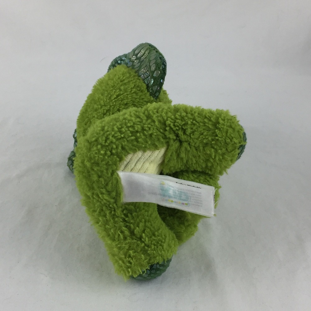 Kid Connection Plush Green Triceratops 8" Blue Glitter Eyes Walmart Dinosaur - Picture 5 of 7